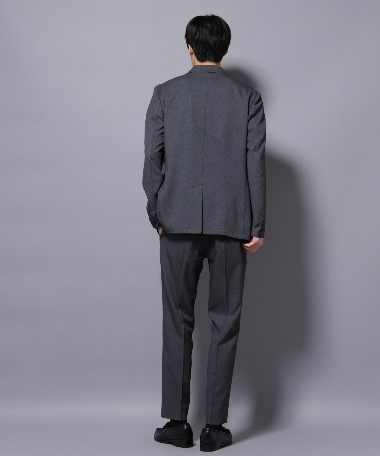 【大人気セットアップ】｢Damerino｣LANATEC(R)シャークスキンセットアップ防シワ形態安定
