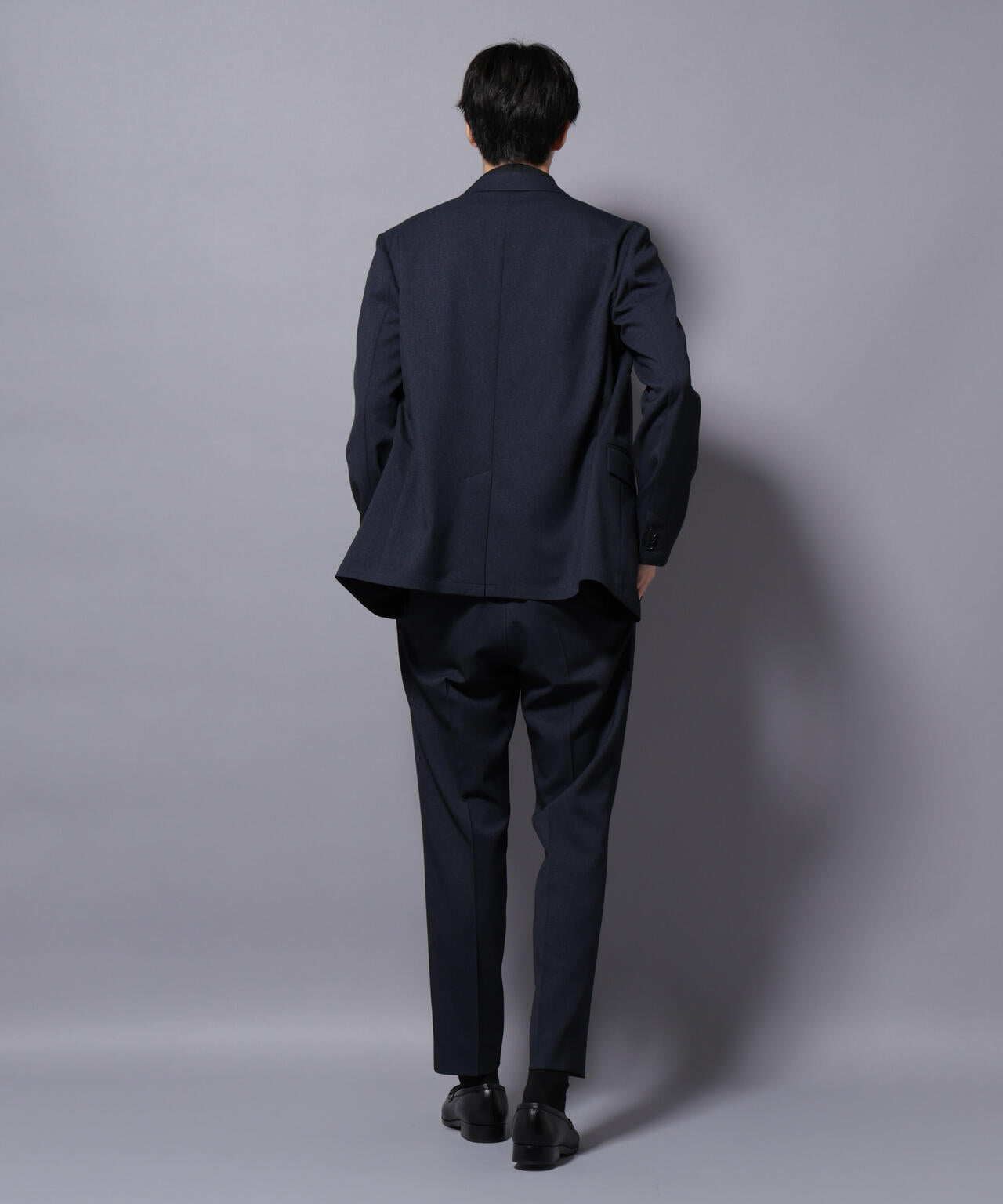 【大人気セットアップ】｢Damerino｣LANATEC(R)シャークスキンセットアップ防シワ形態安定
