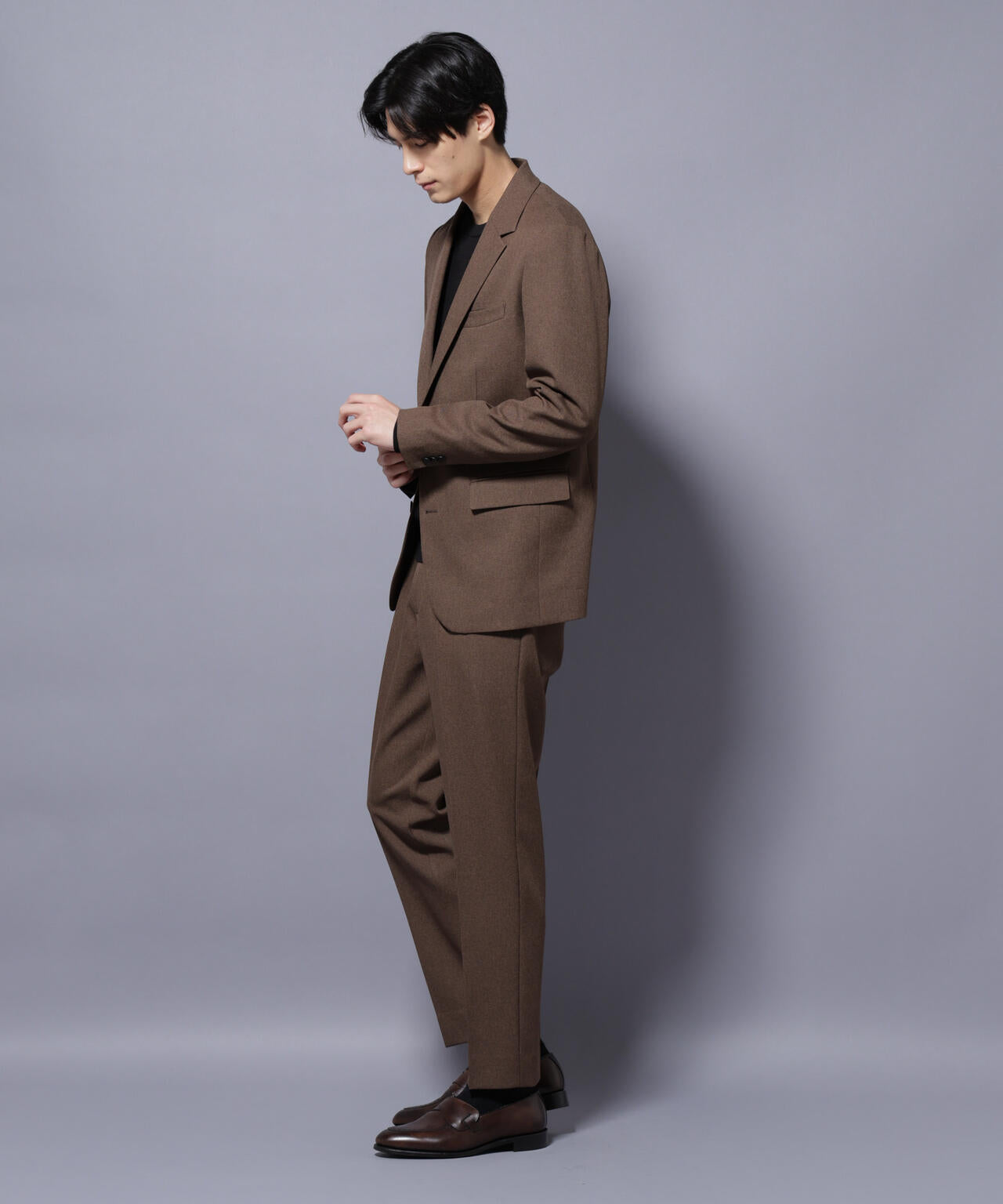 【大人気セットアップ】「Damerino」LANATEC(R) メランジツイルセットアップ