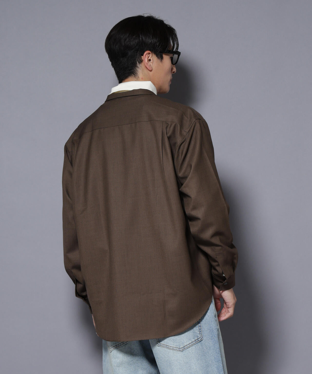 ｢Gavante｣ ドライギャバスタンドカラーシャツ