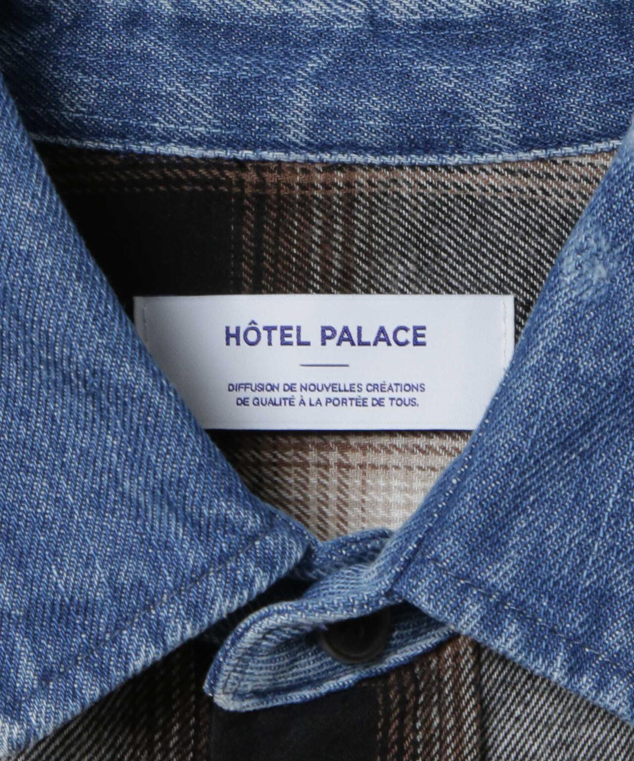 ｢HOTEL PALACE｣ ヴィンテージライクオンブレチェックネルシャツ