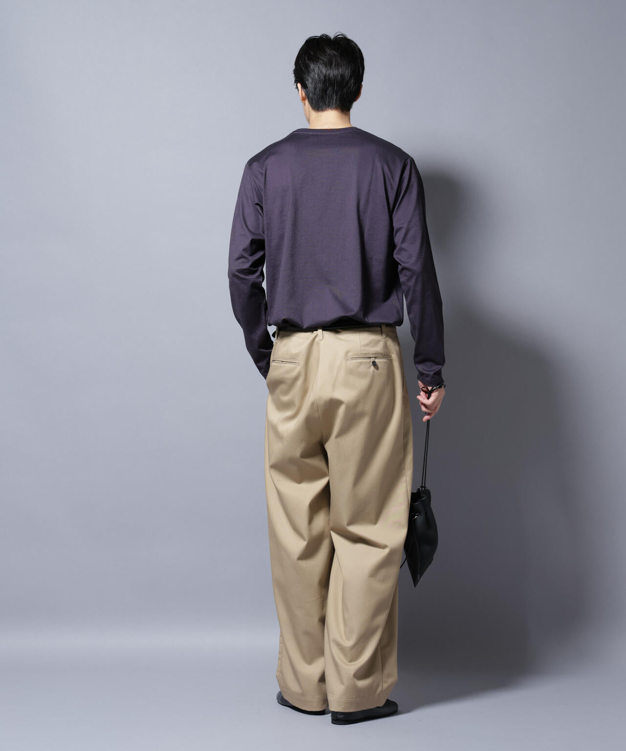 ソラーロライトストレッチクルーネックTシャツ 長袖