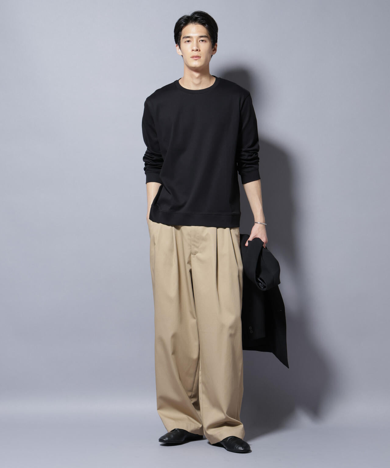 「FORMAL JERSEY」 クルーネックカットソー長袖