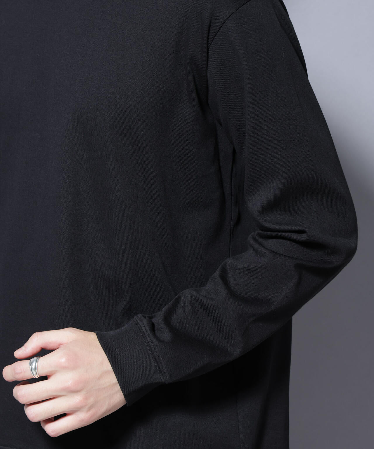 「FORMAL JERSEY」 クルーネックカットソー長袖