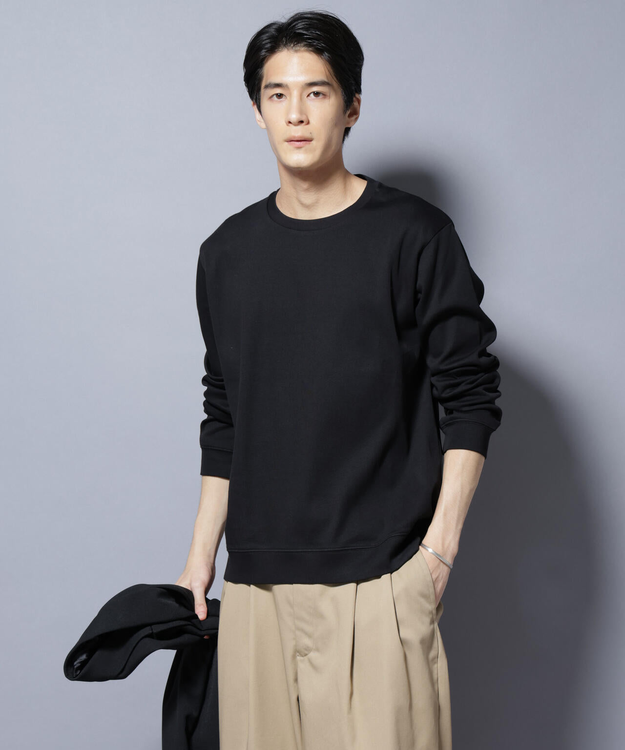 「FORMAL JERSEY」 クルーネックカットソー長袖
