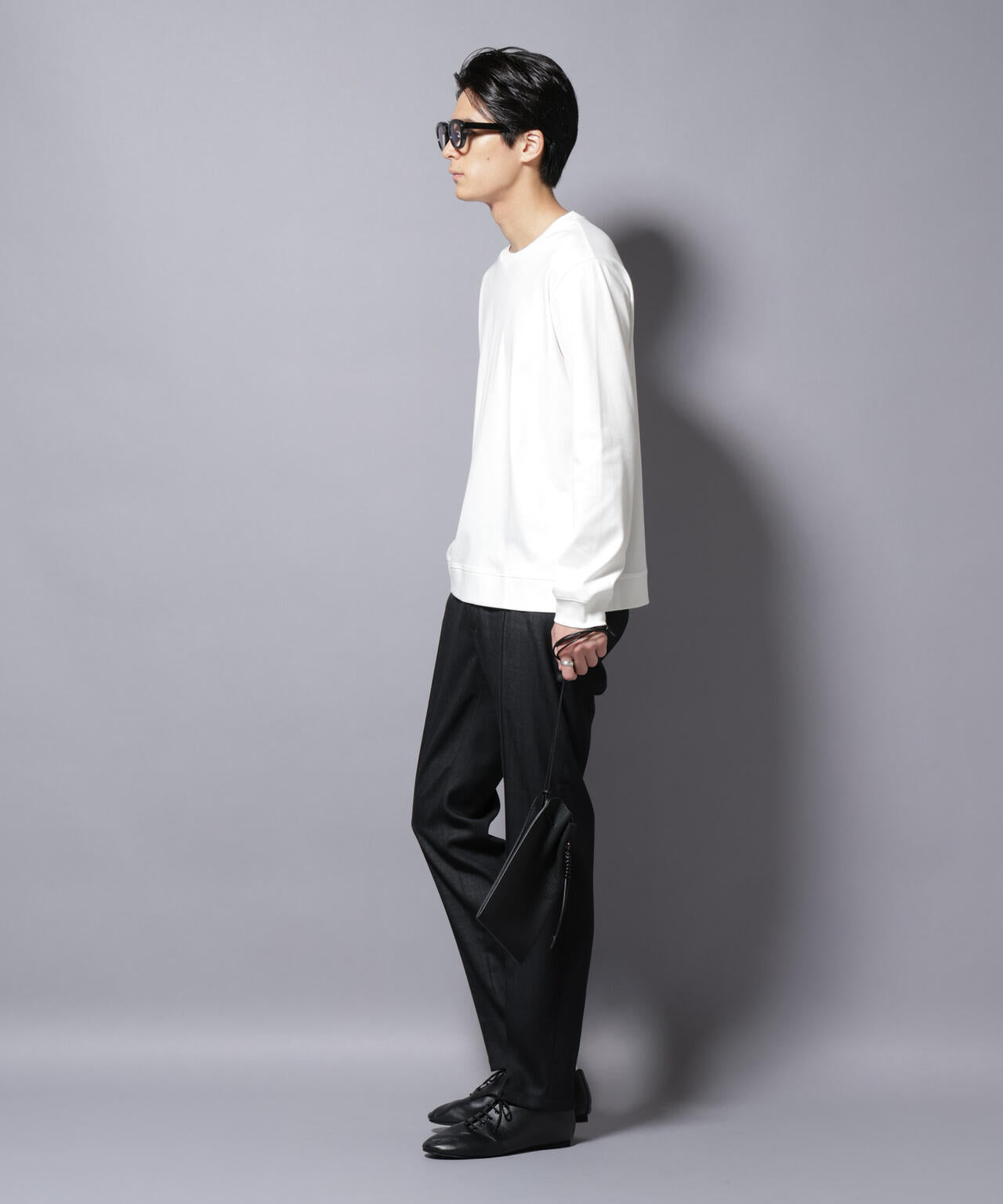 「FORMAL JERSEY」 クルーネックカットソー長袖