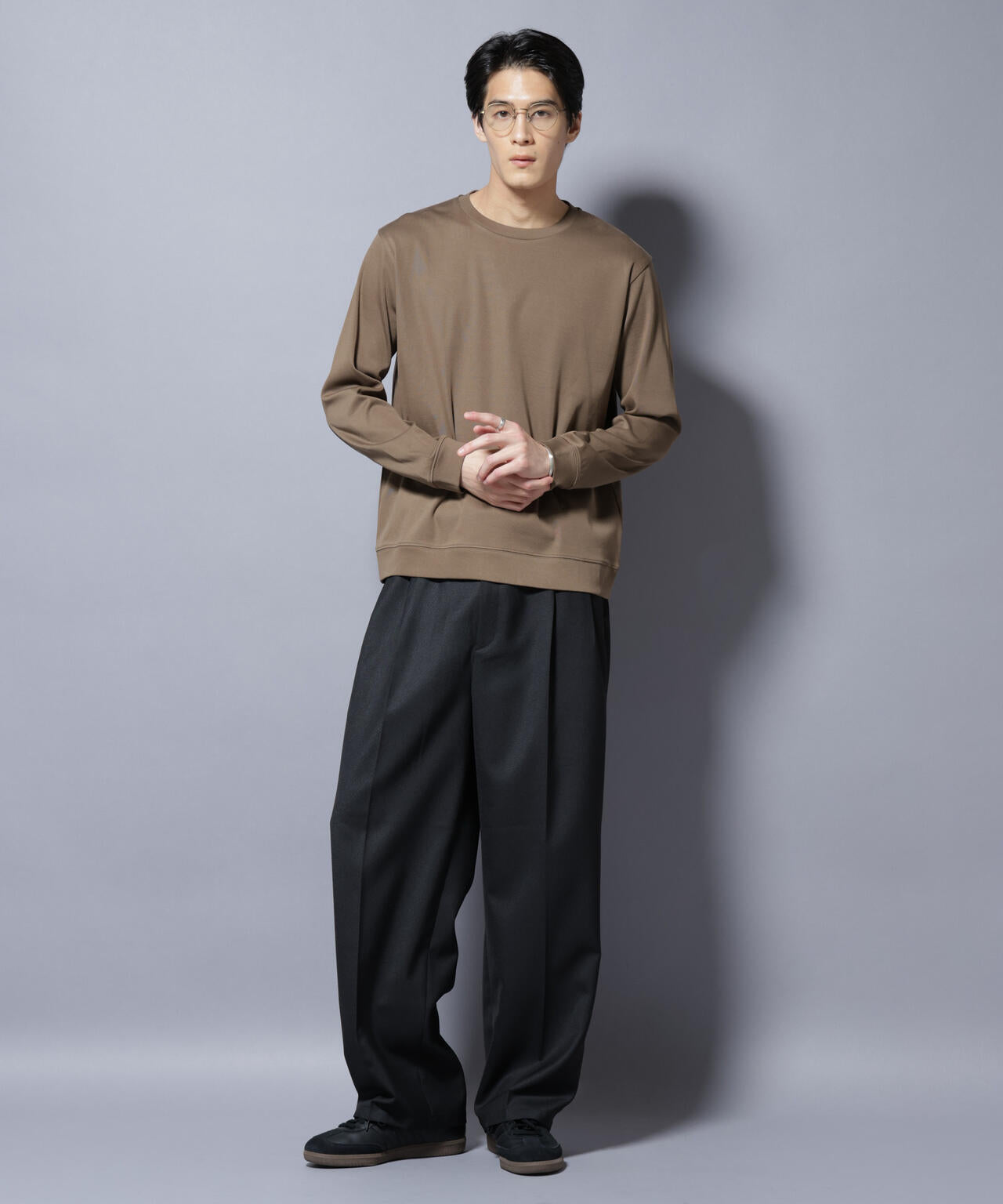 「FORMAL JERSEY」 クルーネックカットソー長袖