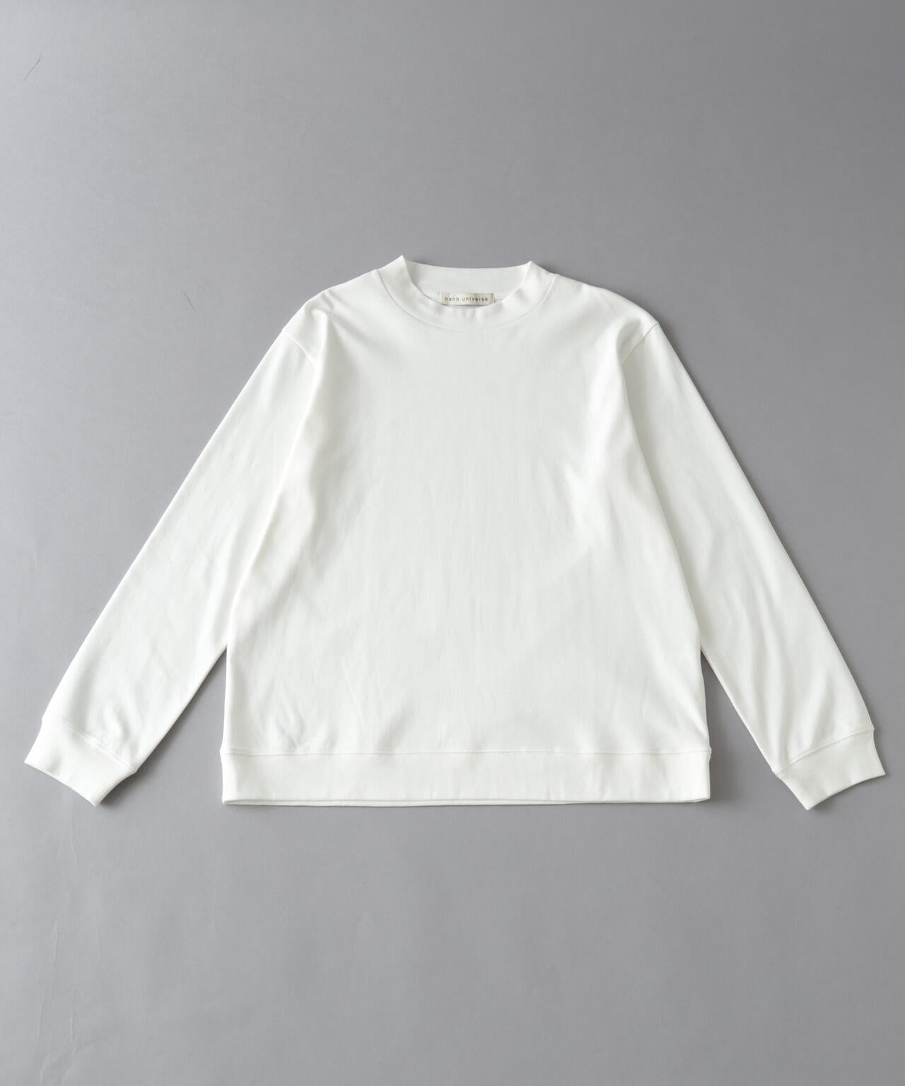 「FORMAL JERSEY」モックネックカットソー長袖
