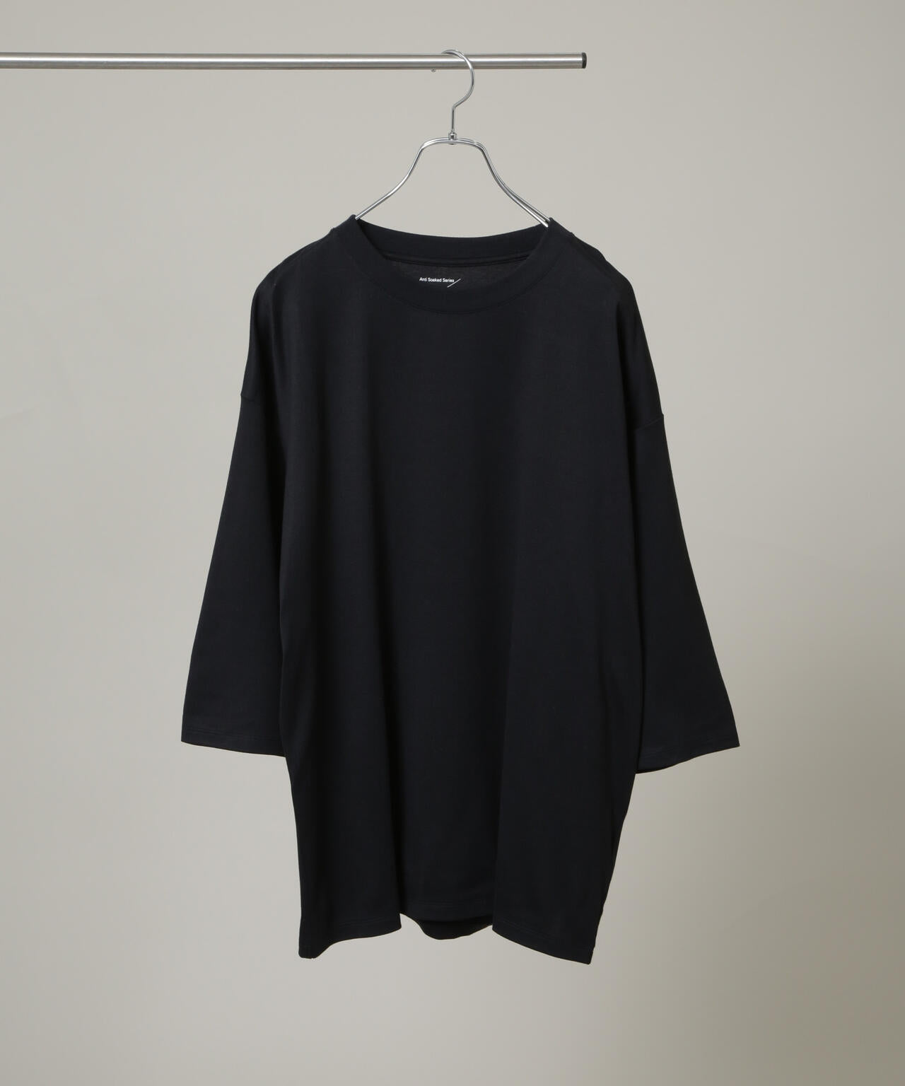 Anti Soaked(R) 汗染み防止 クルーネックワイドTシャツ七分袖