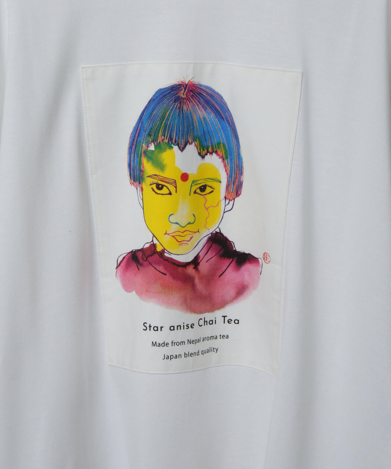 Anti Soaked(R)×SUNCHAIポートレート汗染み防止 Ｔシャツ長袖
