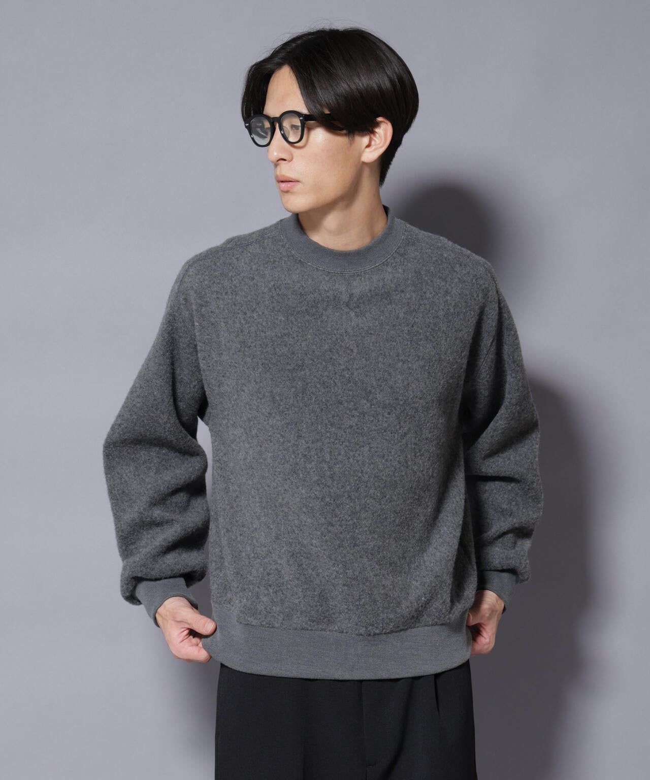 MIYATA×NANO JAPANMADE ウール/コットン スウェット