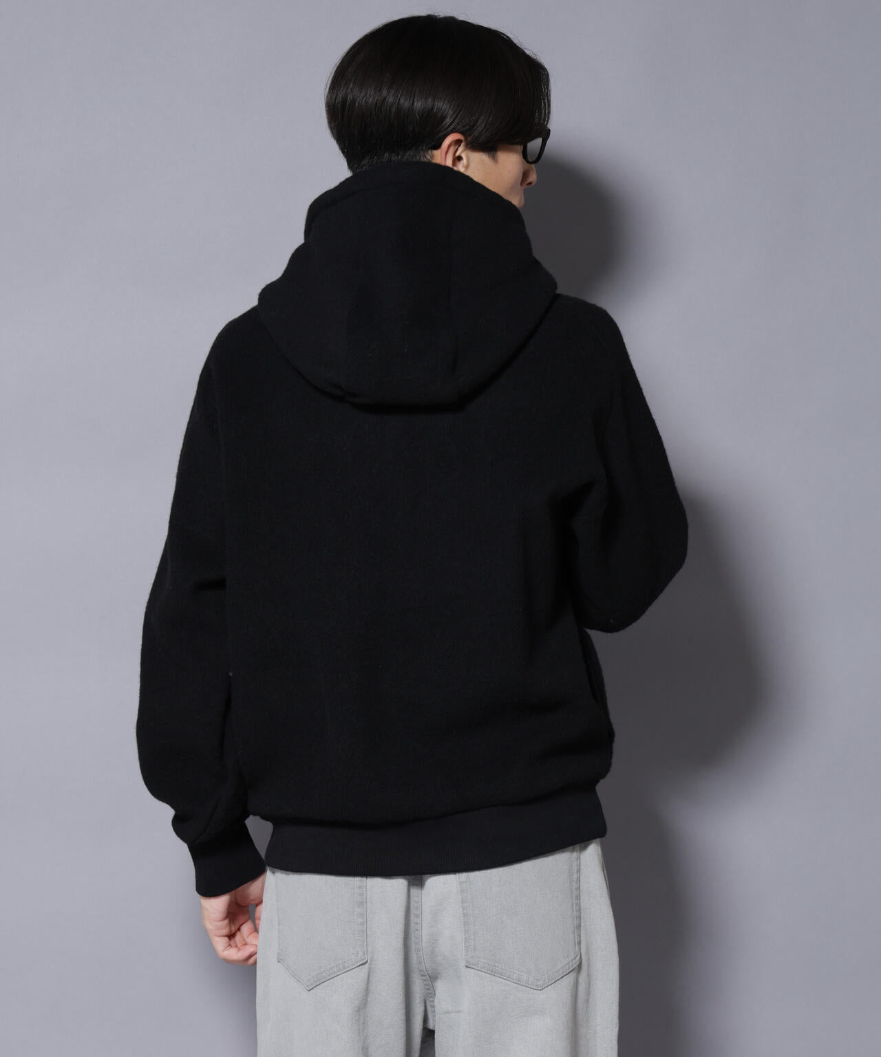 MIYATA×NANO JAPANMADE ウール/コットン パーカー