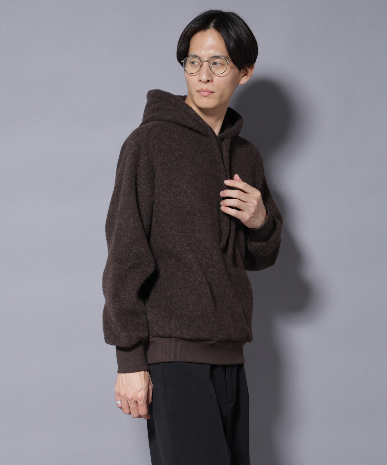MIYATA×NANO JAPANMADE ウール/コットン パーカー