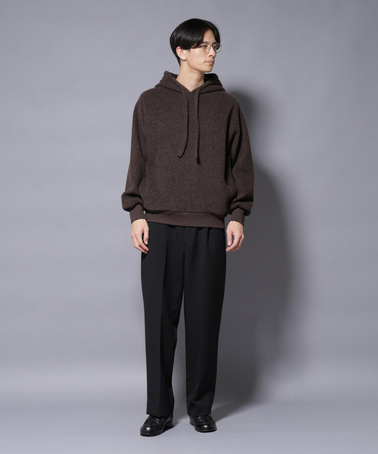 MIYATA×NANO JAPANMADE ウール/コットン パーカー
