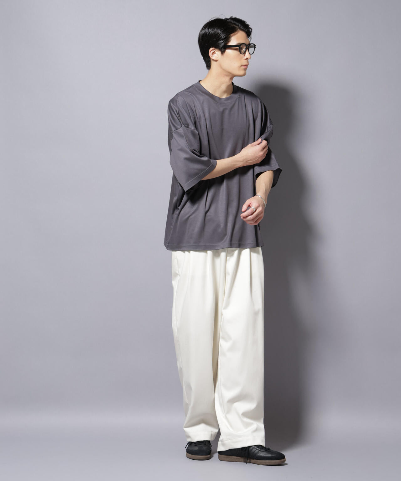 MIYATA×NANO JAPAN MADE キュプラ混 Tシャツ