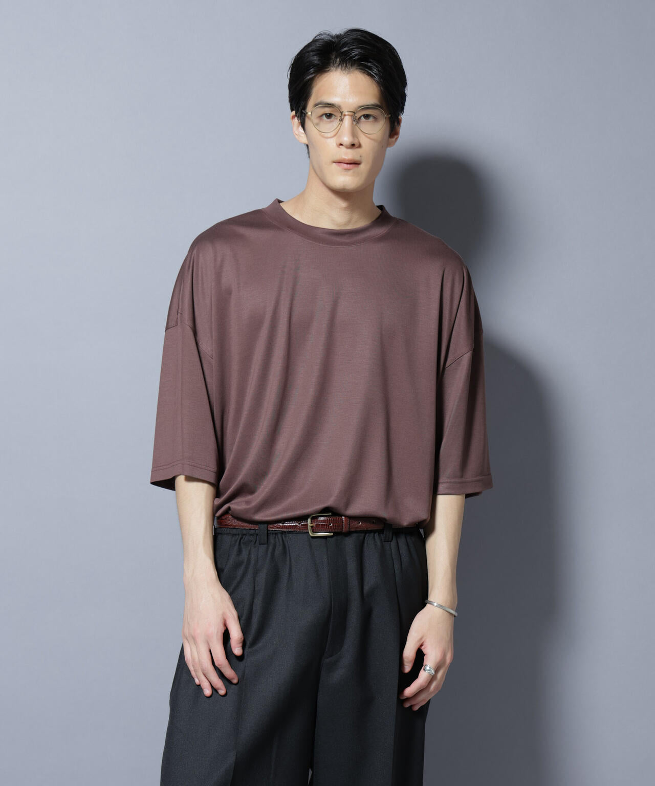 MIYATA×NANO JAPAN MADE キュプラ混 Tシャツ