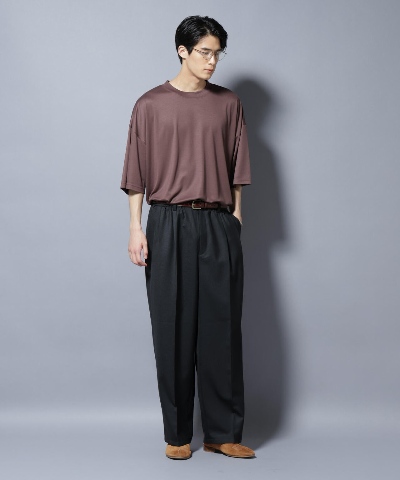 MIYATA×NANO JAPAN MADE キュプラ混 Tシャツ