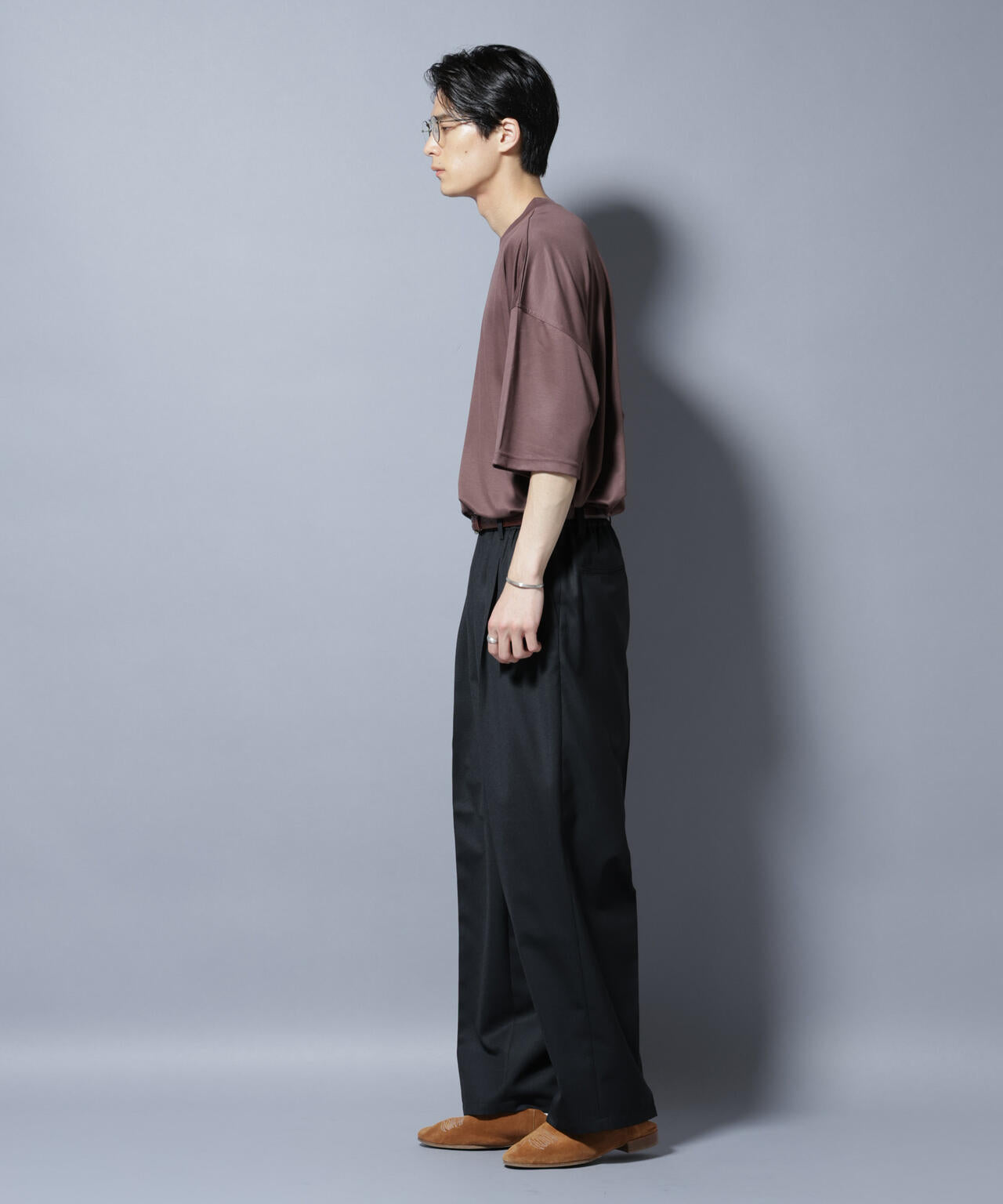 MIYATA×NANO JAPAN MADE キュプラ混 Tシャツ