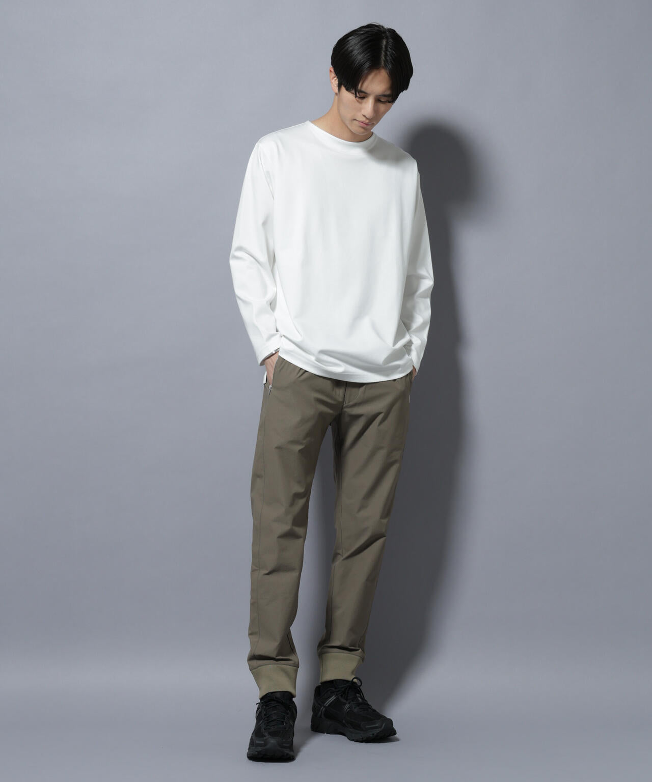 ｢N TROUSERS BASIC｣TEXBRID(R) ジョガーパンツ/ストレッチ・撥水(セットアップ可)