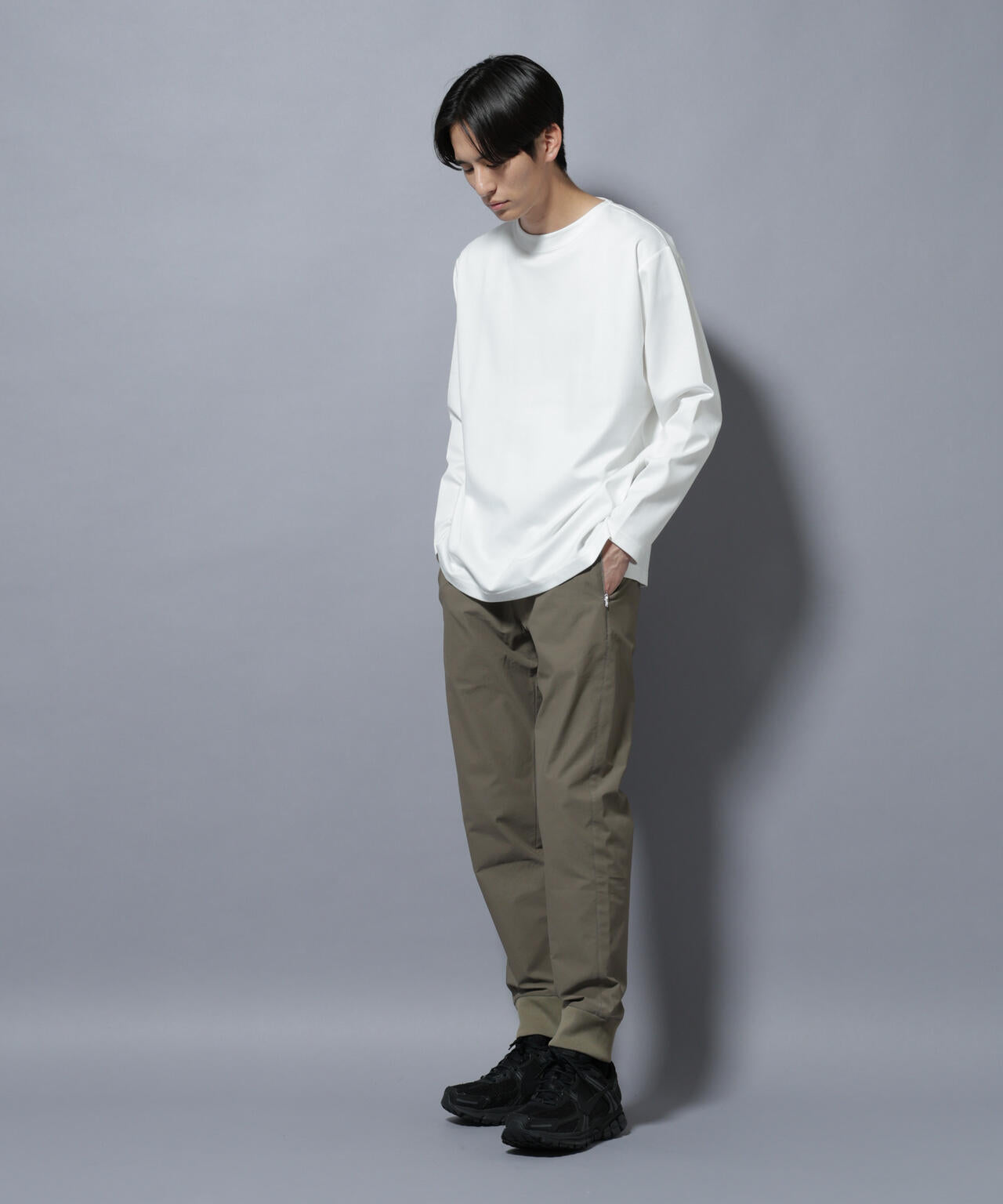 ｢N TROUSERS BASIC｣TEXBRID(R) ジョガーパンツ/ストレッチ・撥水(セットアップ可)