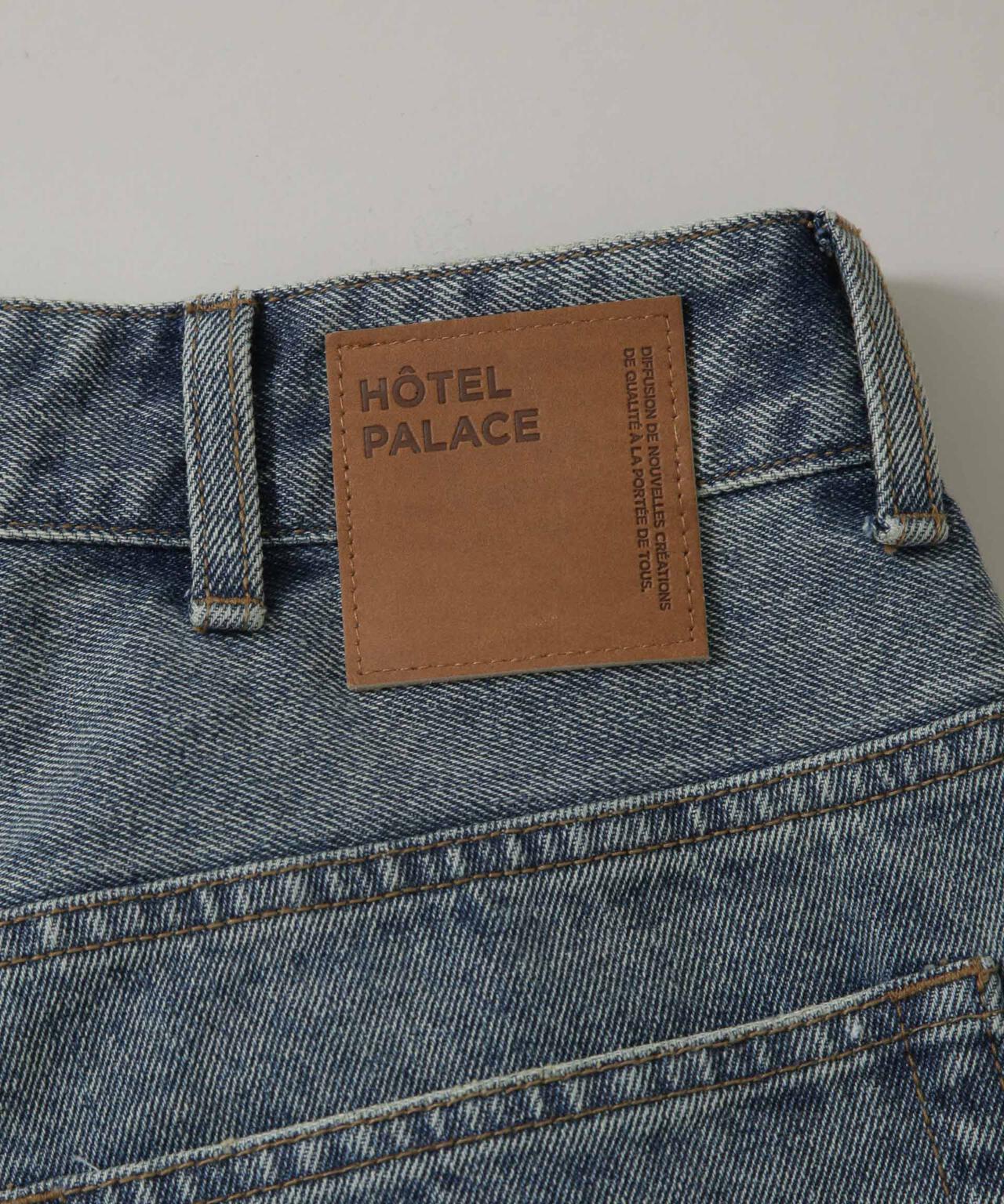 ｢HOTEL PALACE｣ フェードデニム ルーズシルエットパンツ