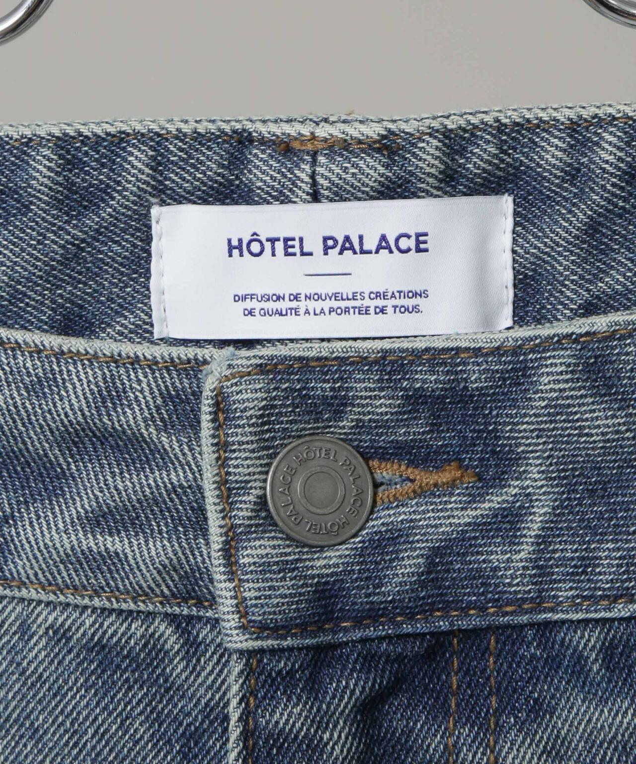 ｢HOTEL PALACE｣ フェードデニム ルーズシルエットパンツ