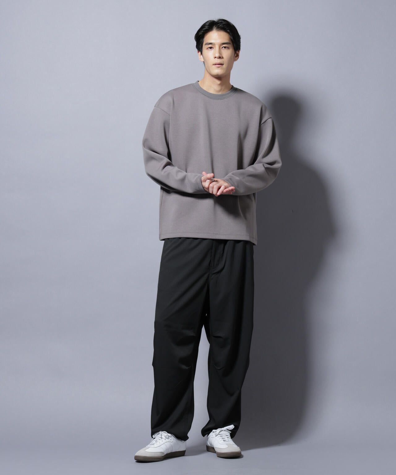 「NJ/CLUB」ワンポイントロゴトラックパンツ