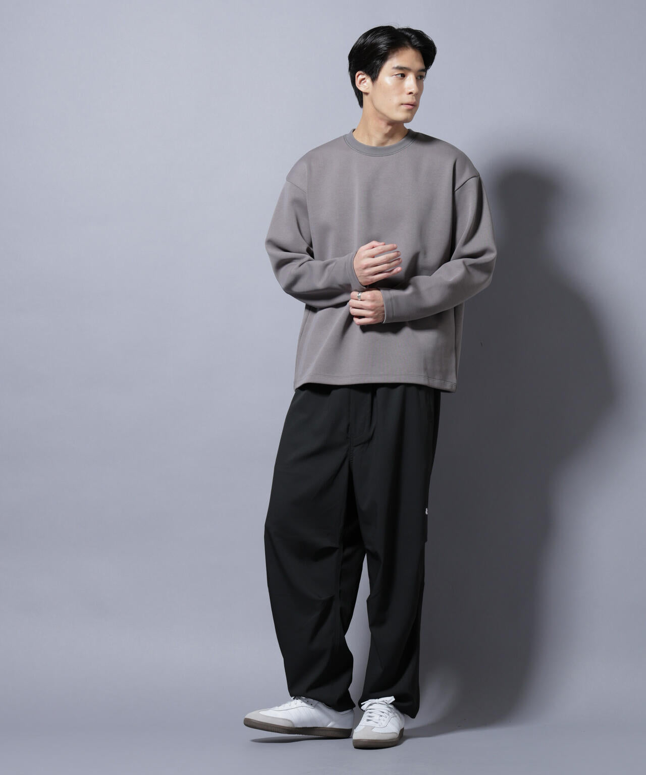 「NJ/CLUB」ワンポイントロゴトラックパンツ