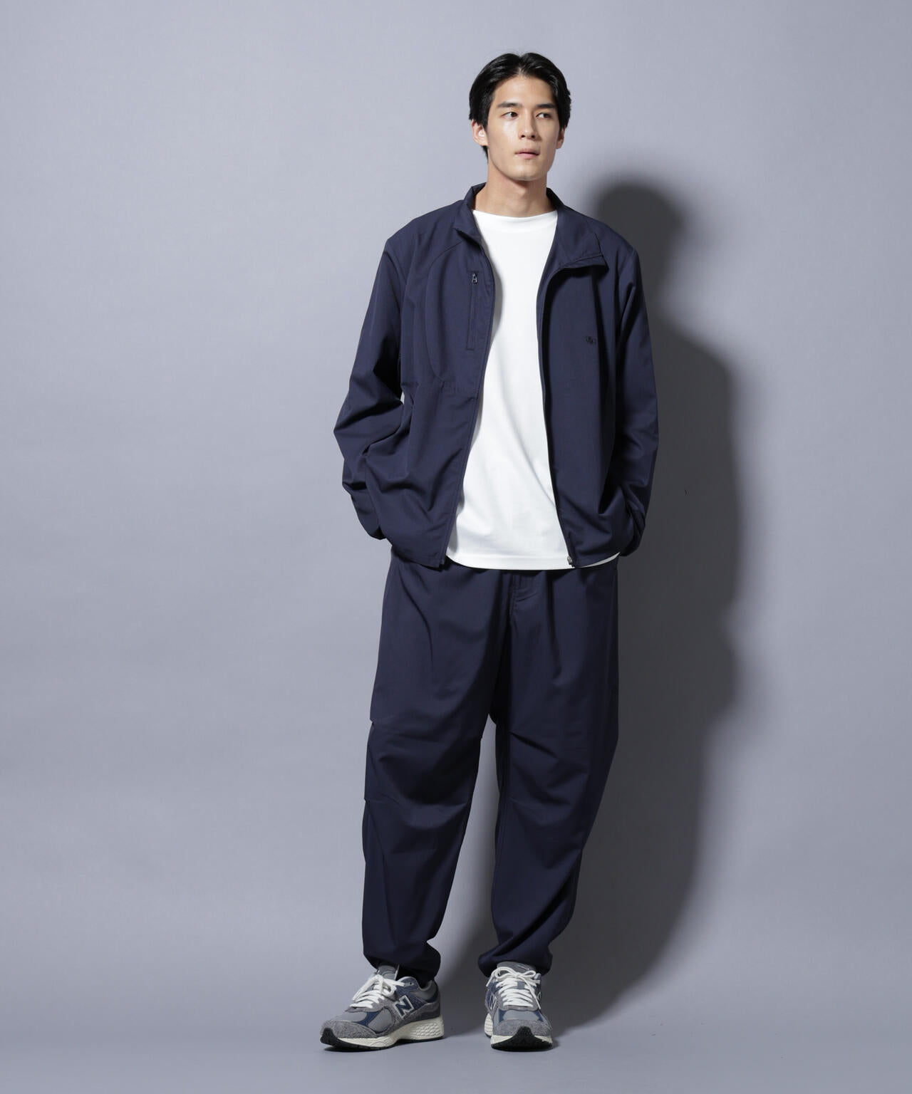 「NJ/CLUB」ワンポイントロゴトラックパンツ