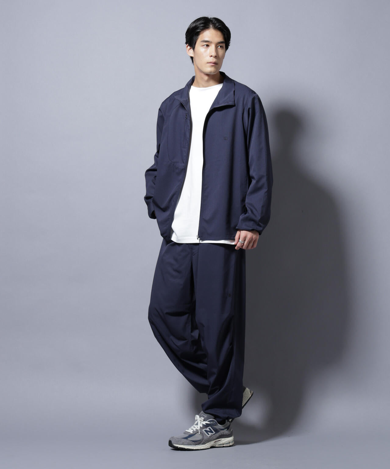 「NJ/CLUB」ワンポイントロゴトラックパンツ