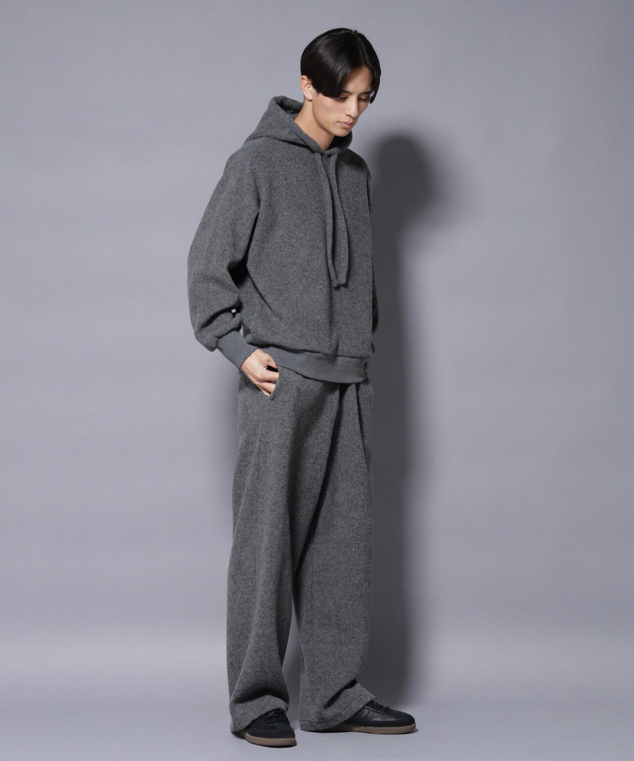 MIYATA×NANO JAPANMADE　ウールコットンイージーパンツ