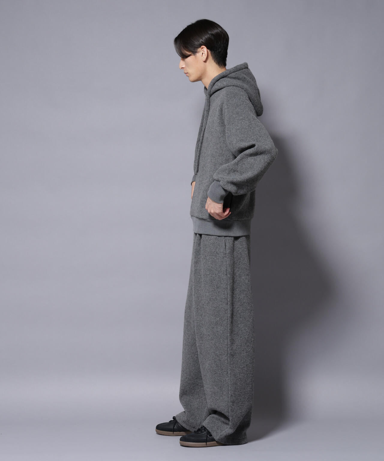 MIYATA×NANO JAPANMADE　ウールコットンイージーパンツ
