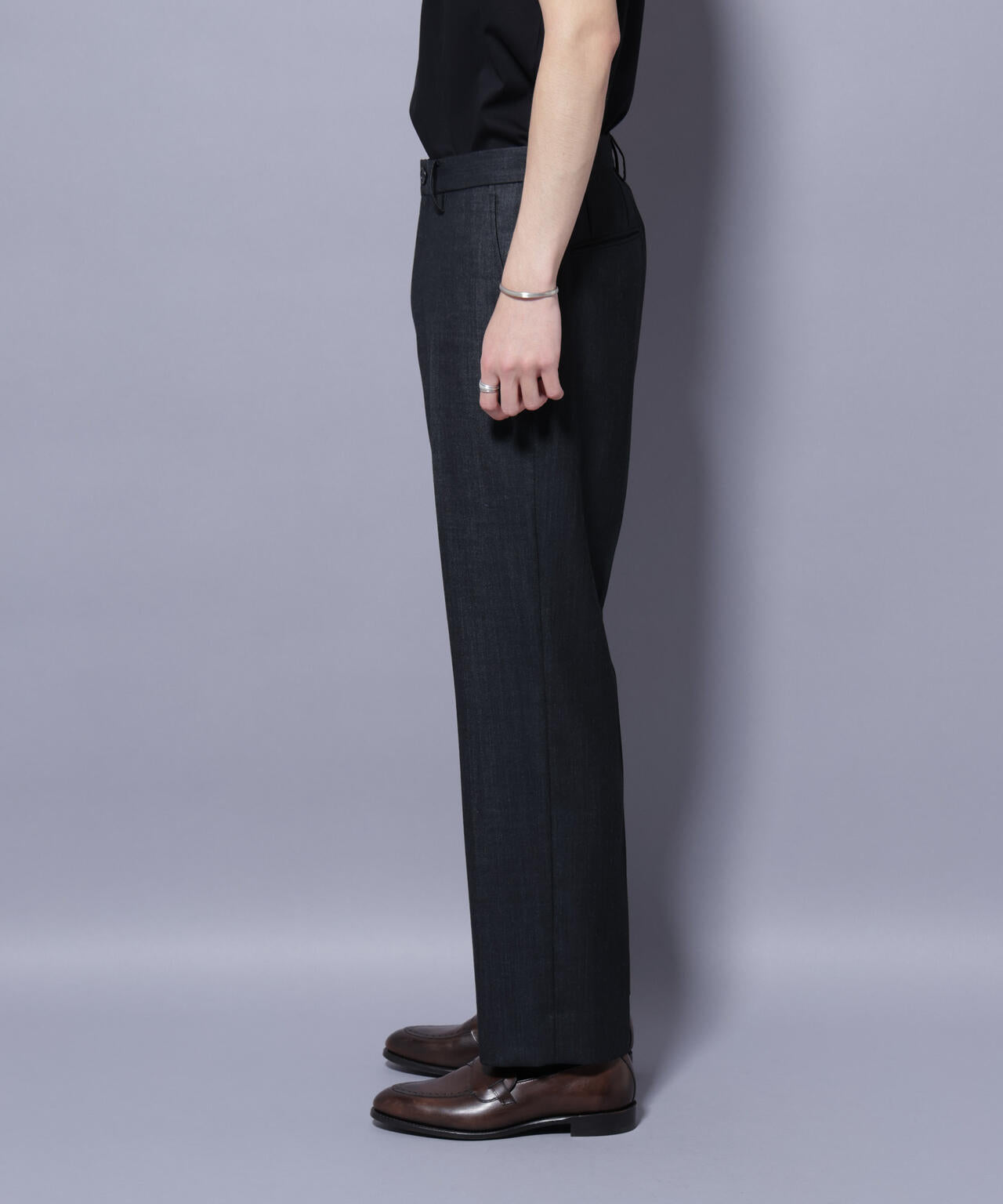 「N TROUSERS PREMIUM」ウールデニムストレートパンツ/STRETCH(セットアップ可)