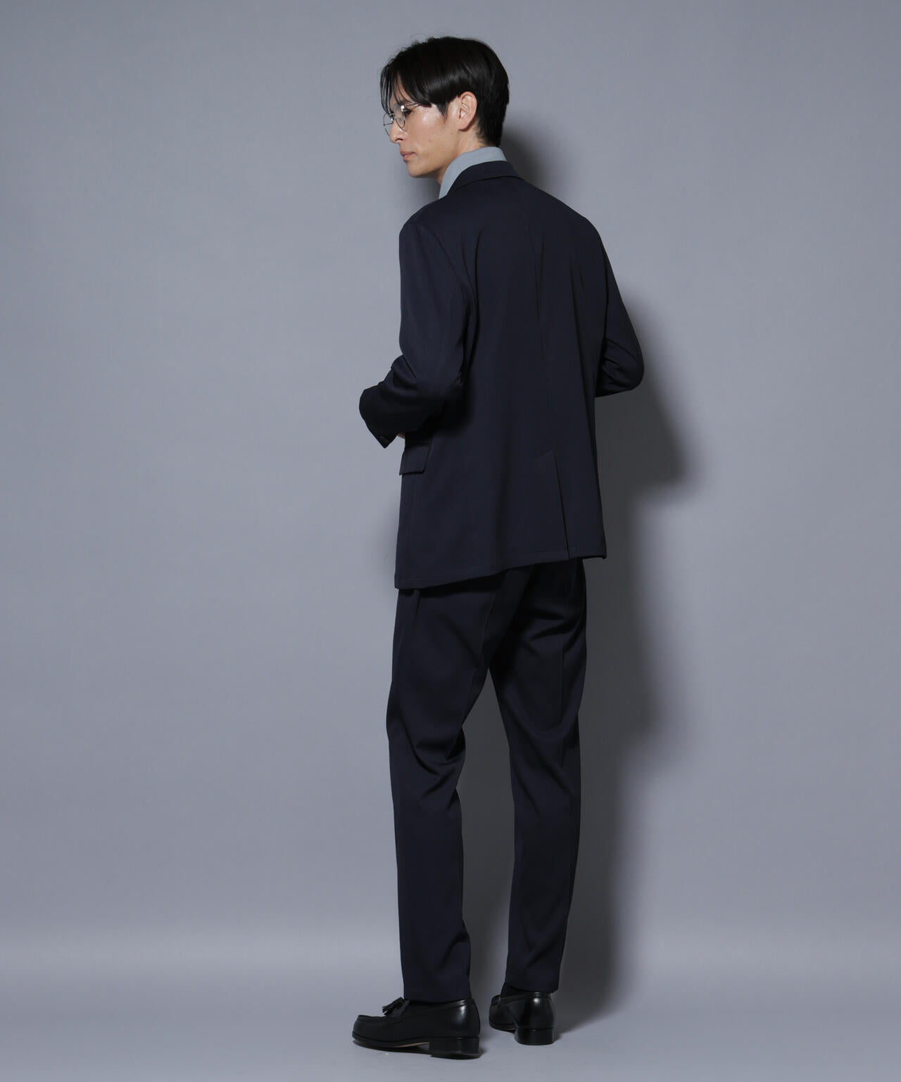 「N TROUSERS BASIC」 シャドーストライプパンツ(セットアップ可)