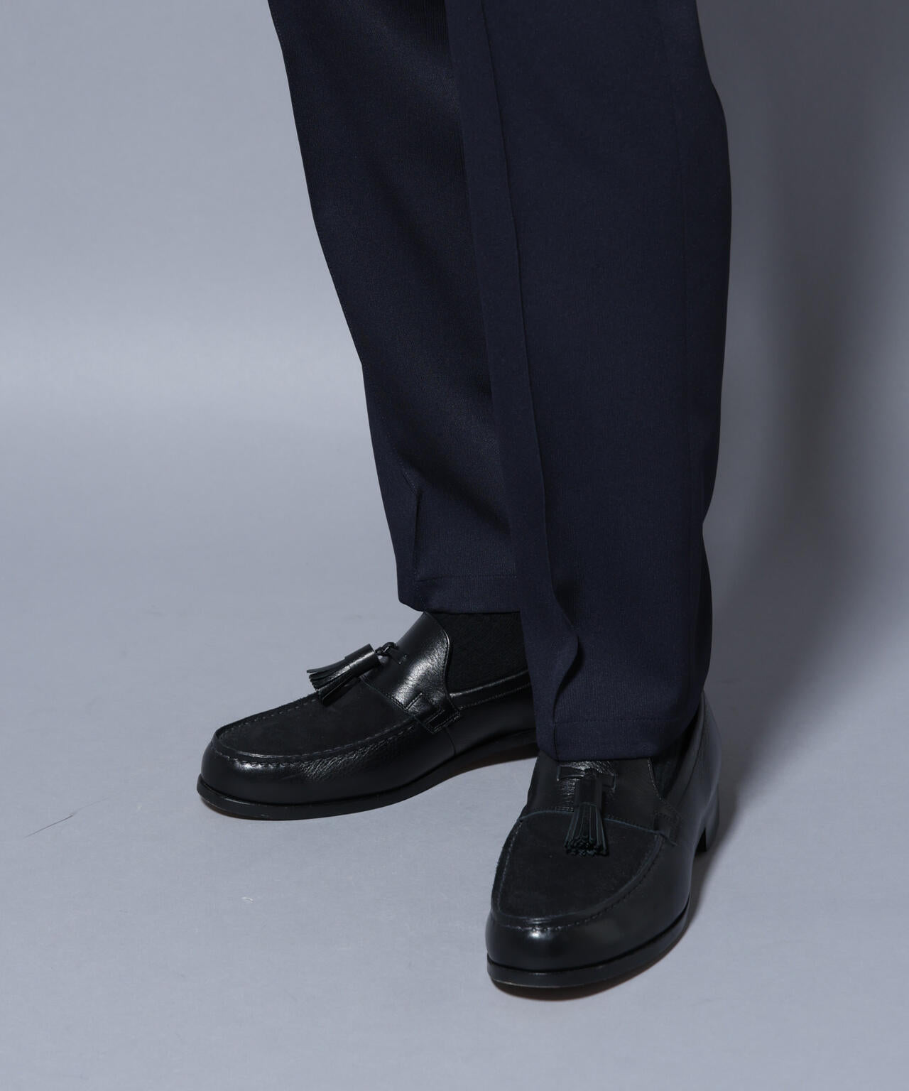 「N TROUSERS BASIC」 シャドーストライプパンツ(セットアップ可)