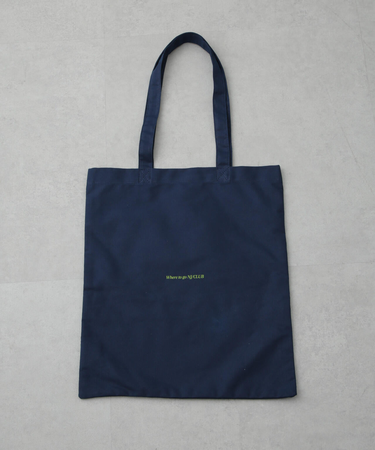 「NJ/CLUB」 グラフィックロゴトートバッグ