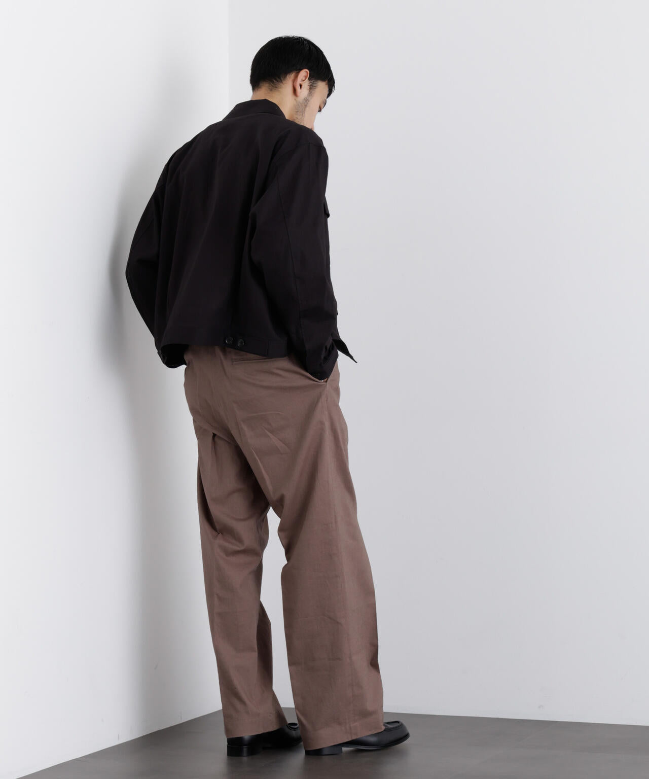 「FRENCH LINEN」リネンコットンシャツブルゾン
