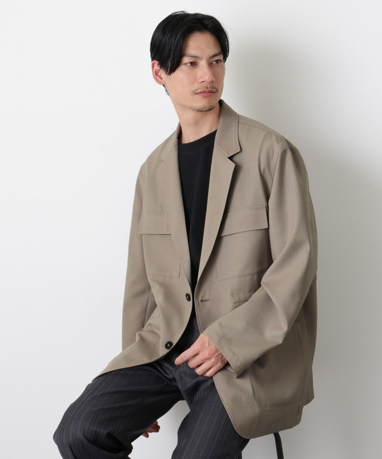 ｢Gavante｣ ドライギャバテーラードジャケット