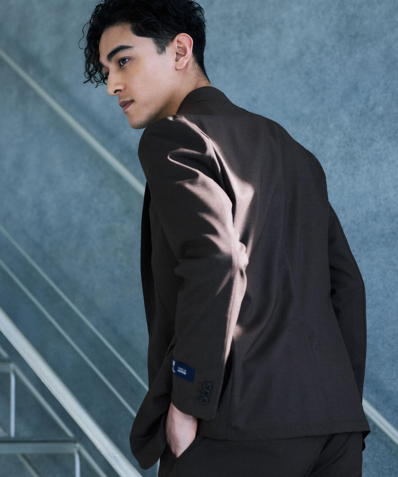 ｢DamerinoSelect｣JAPANfabricウールストレッチジャケット（セットアップ可）