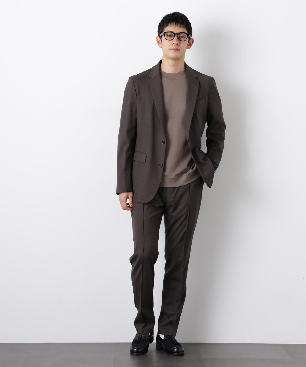 ｢DamerinoSelect｣JAPANfabricウールストレッチジャケット（セットアップ可）