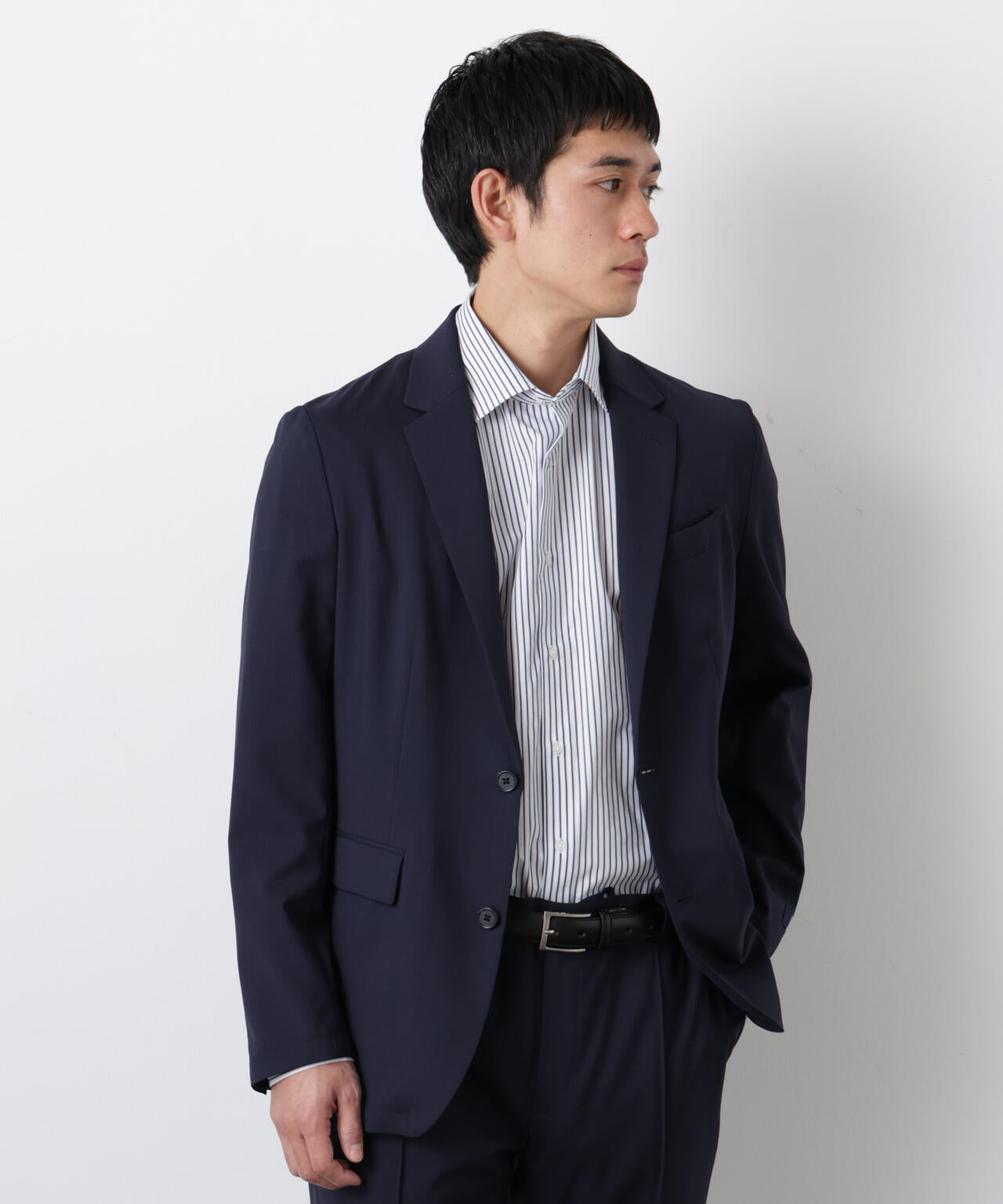 ｢DamerinoSelect｣JAPANfabricウールストレッチジャケット（セットアップ可）