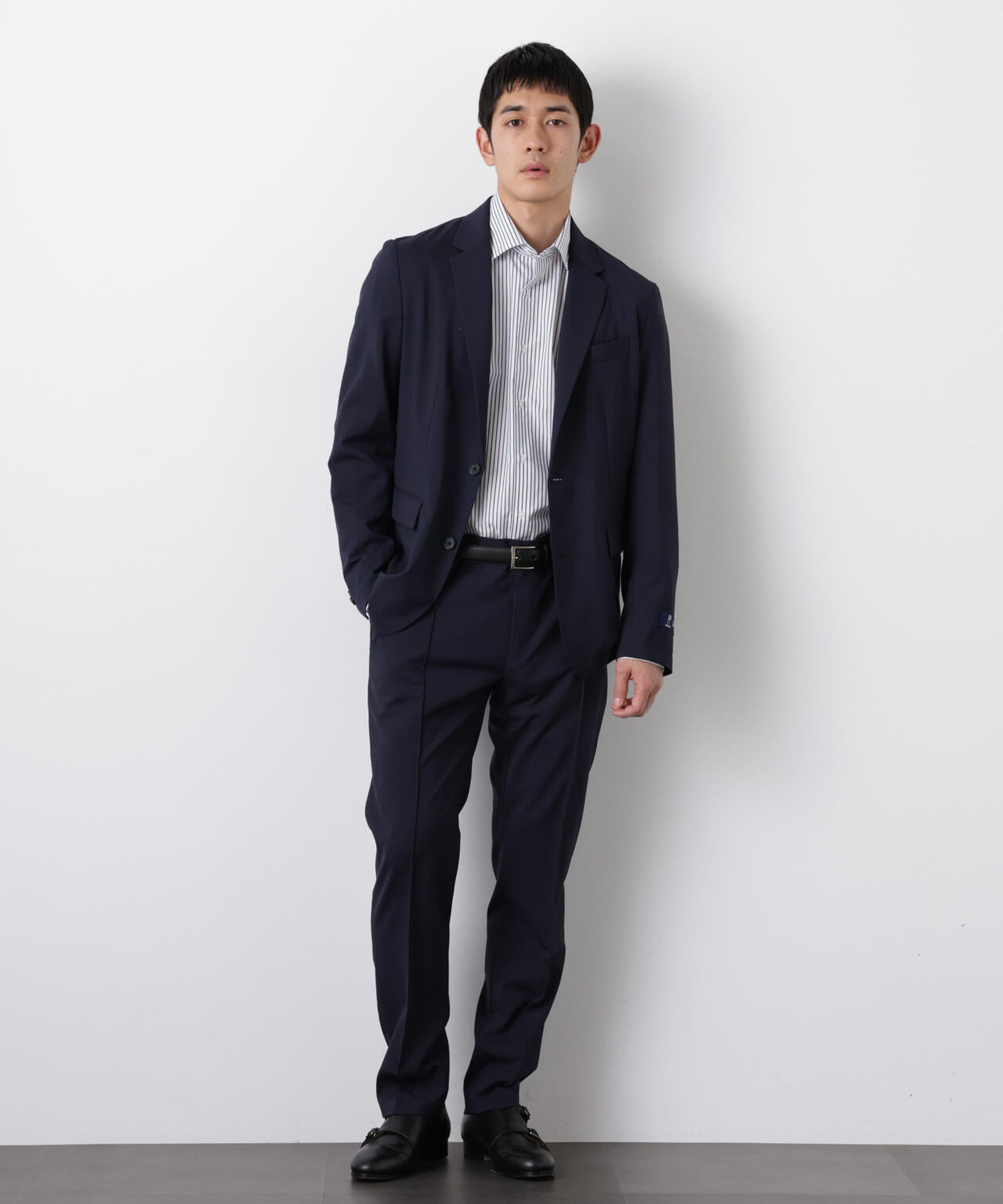 ｢DamerinoSelect｣JAPANfabricウールストレッチジャケット（セットアップ可）