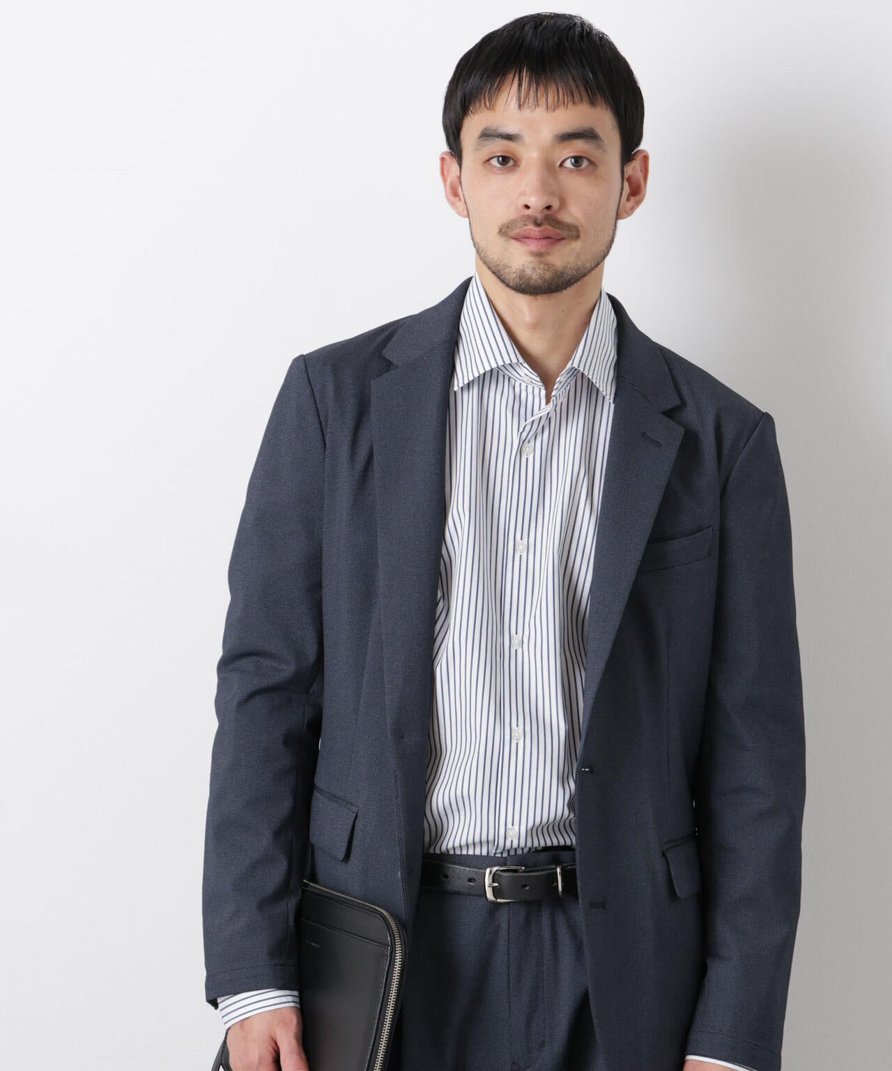 【大人気セットアップ】｢Damerino｣ 軽量ジャージーデニムライクストレッチセットアップ