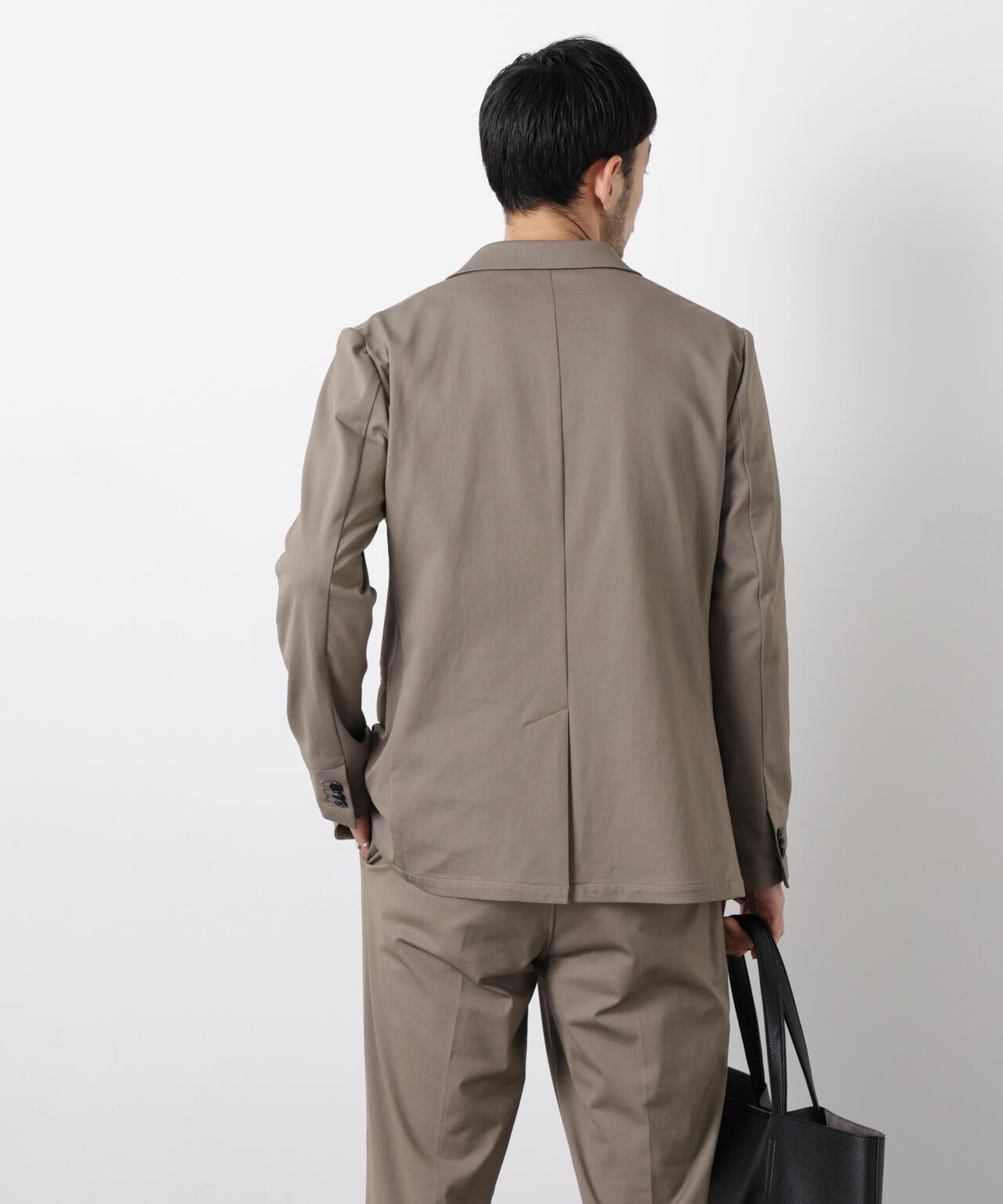 【大人気セットアップ】｢Damerino｣ 軽量ジャージーデニムライクストレッチセットアップ