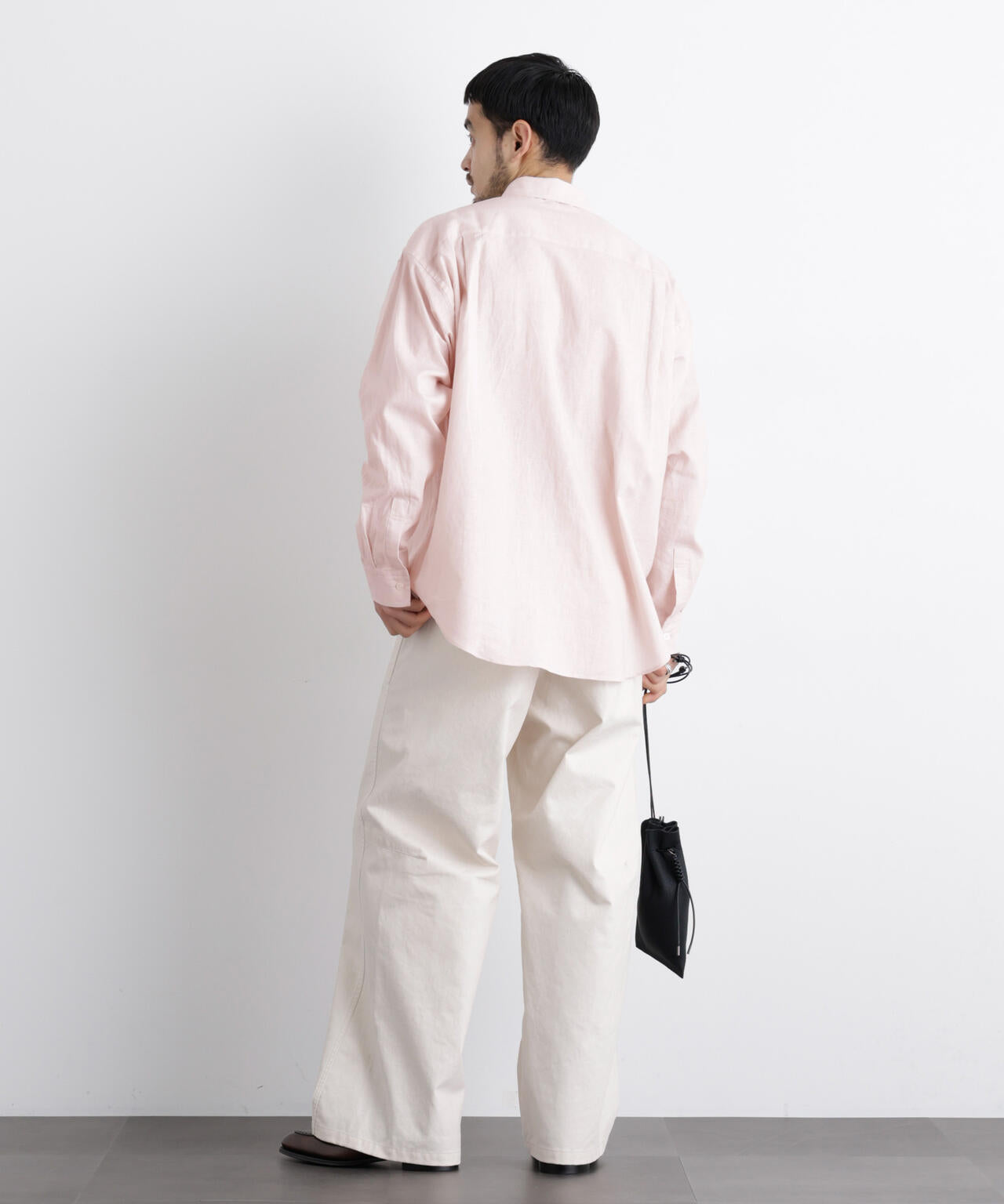「FRENCH LINEN」リネンコットンレギュラーシャツ