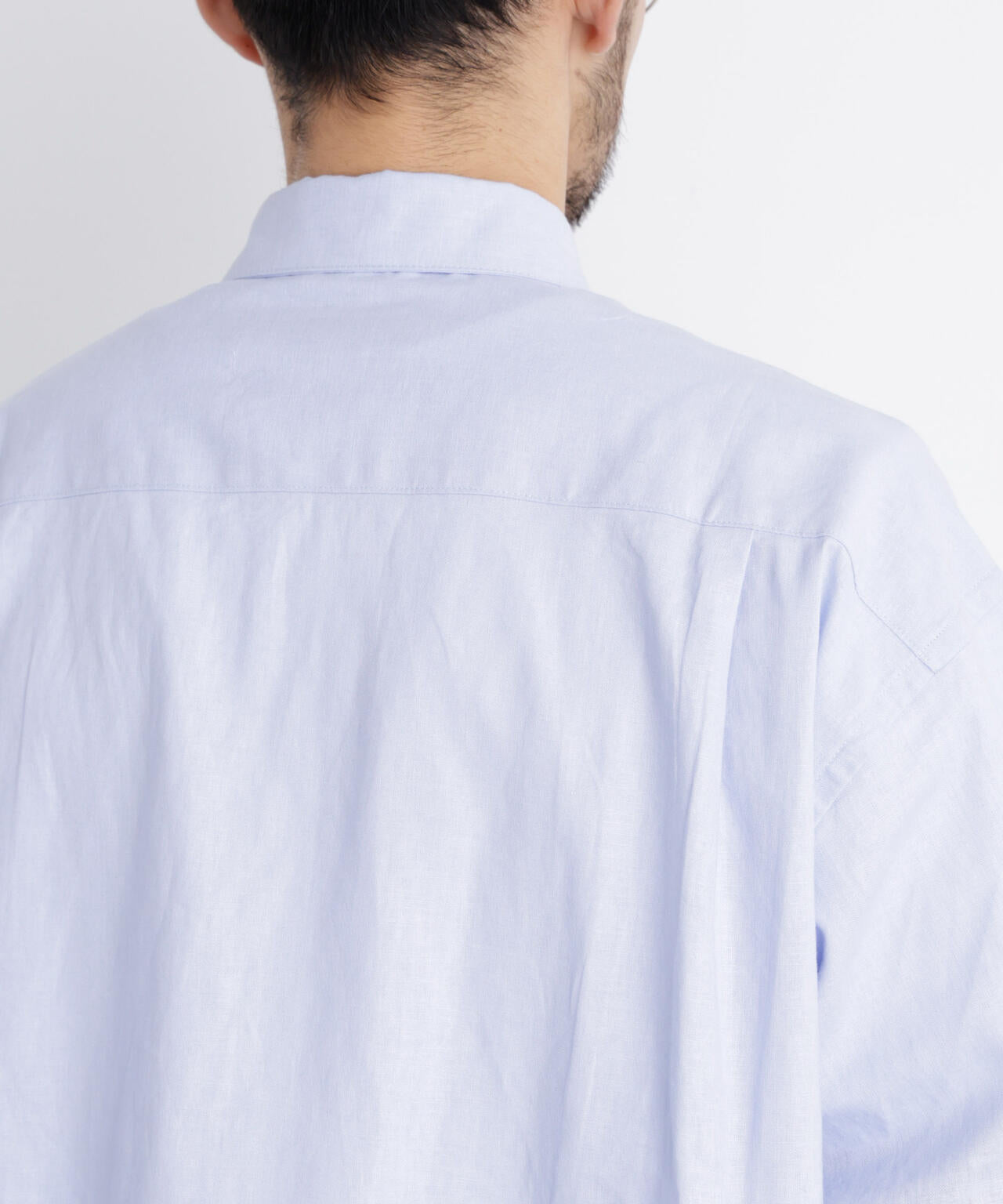 「FRENCH LINEN」リネンコットンレギュラーシャツ