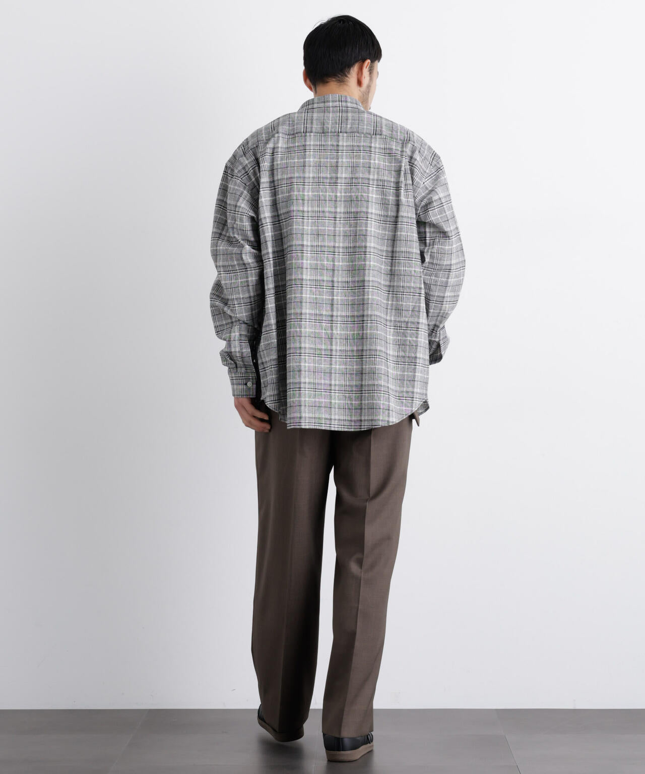 「FRENCH LINEN」リネンコットンレギュラーシャツ