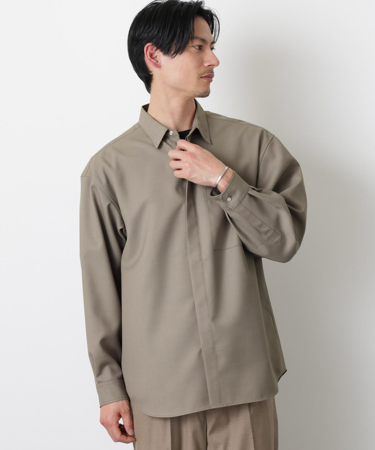 ｢Gavante｣ドライギャバレギュラーカラーシャツ