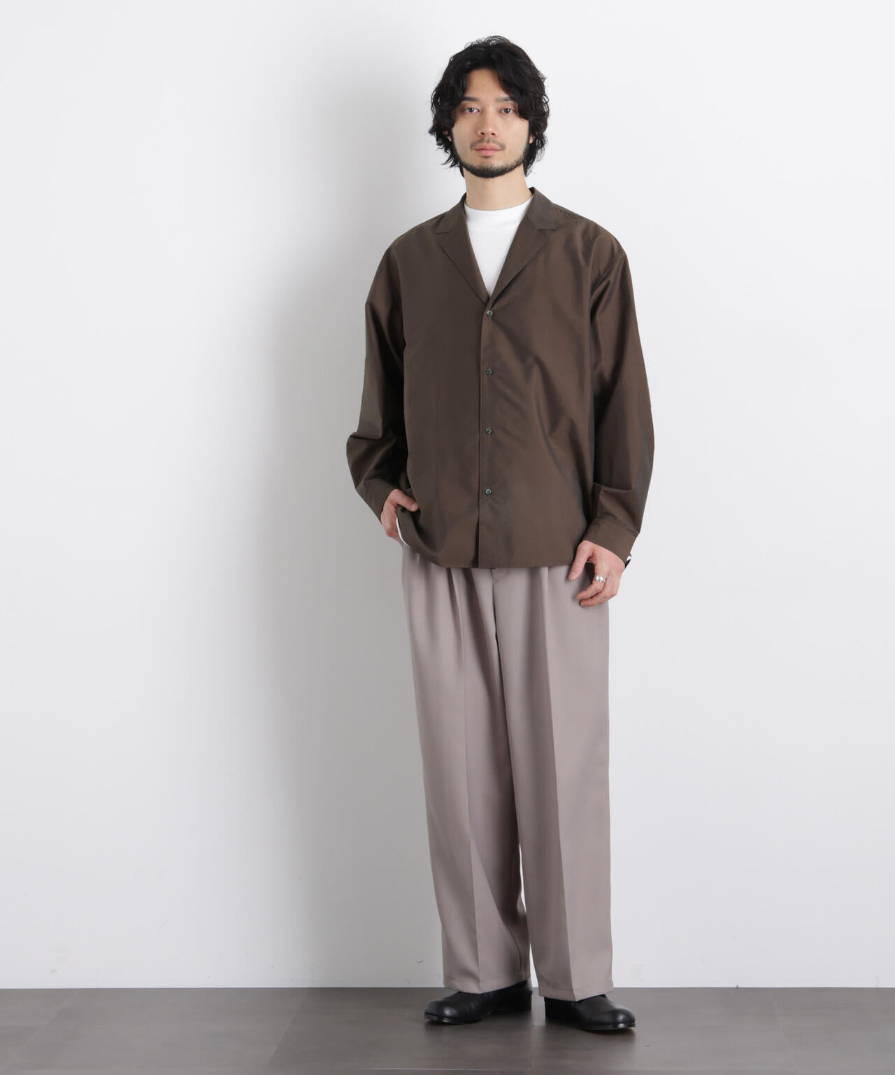｢OtoNANO｣ 大人のワイドシャツ テーラードカラーシャツ