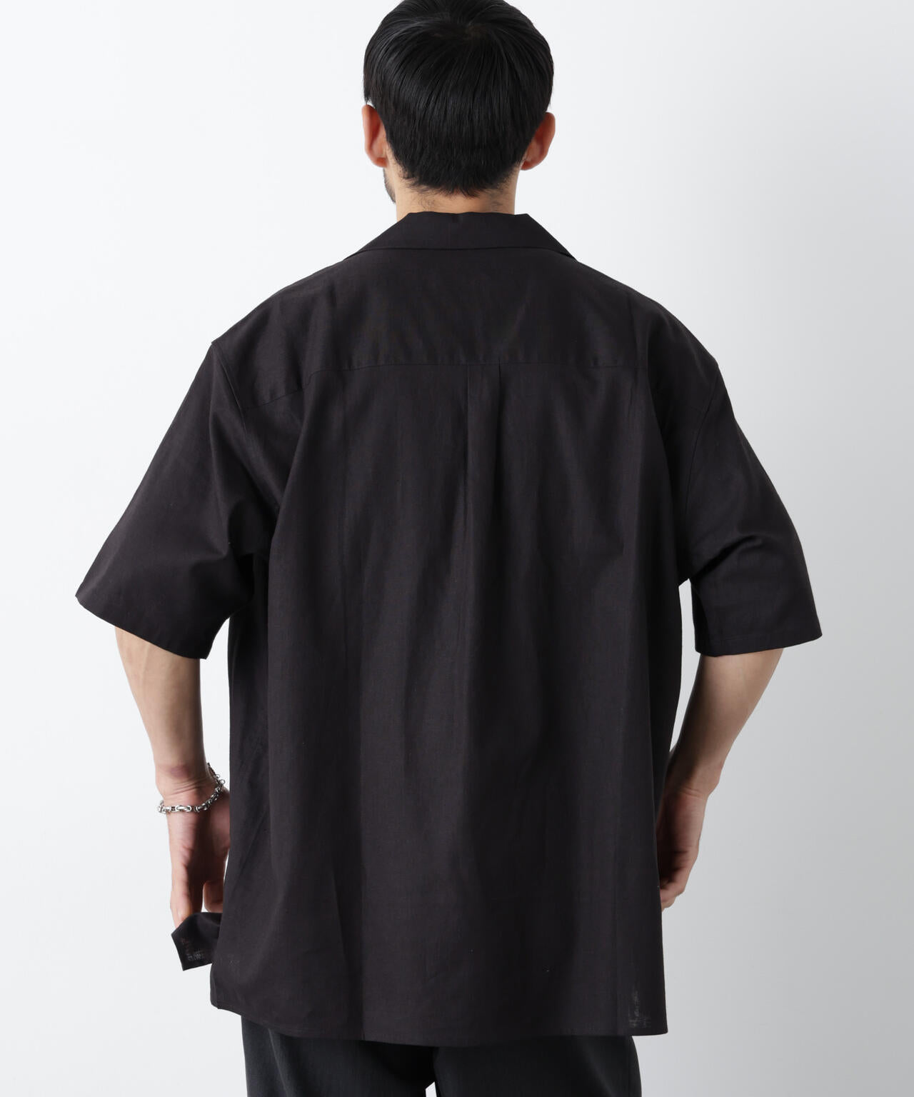 ｢FRENCH LINEN｣ フライフロント半袖シャツ